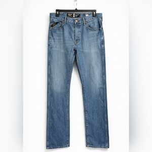 Ariat Men’s Relaxed Fit Bootcut Jeans Medium Wash Western Denim Outdoor Sz 34 34